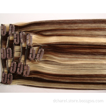 Fashion Color Clip on Hair Extension (WHH-CP-017)